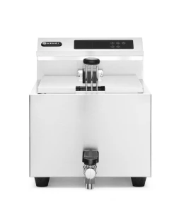 Frytownica z panelem cyfrowym z kranem spustowym 8 l, HENDI, Profi Line, 8L, 230V/3500W, 305x515x(H)345mm