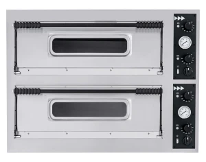 Piec do pizzy Basic XL 44, HENDI, 2 komory, 400V/12000W, 1000x955x(H)745mm