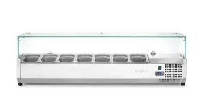 Nadstawa chłodnicza GN 1/4, Arktic, 7x GN 1/4, GN 1/4, 31,5L, 230V/180W, 335x1505x(H)460mm