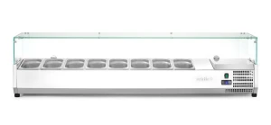 Nadstawa chłodnicza GN 1/4, Arktic, 8x GN 1/4, GN 1/4, 36L, 230V/180W, 335x1805x(H)460mm