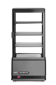 Witryna chłodnicza nastawna, 78 l, Arktic, czarny, 230V/170W, 406x452x(H)985mm