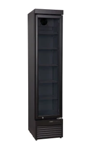 Chłodziarka ekspozycyjna SLIM, Arktic, 157L, czarny, 230V/190W, 420x535x(H)1880mm