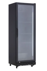 Lodówka barowa, jednoskrzydłowa, Arktic, 3 półki, 160L, czarny, 230V/250W, 538x525x(H)1585mm