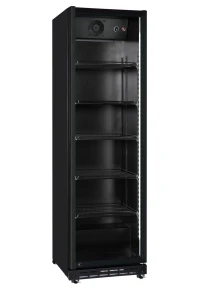 Lodówka barowa, jednoskrzydłowa, Arktic, 5 półek, 360L, czarny, 230V/250W, 578x605x(H)1990mm