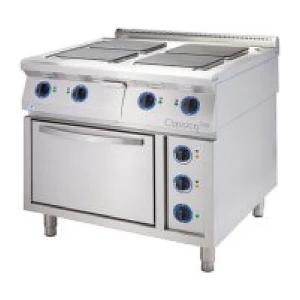 Kuchnia elektryczna 4-płytowa na podstawie otwartej ALBA E-C-4/700 F | ALBA