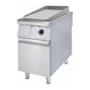 Płyta grillowa połówkowa na podstawie z drzwiczkami ALBA E-GP-2/900 D | ALBA