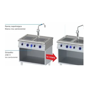 Kuchnia indukcyjna z osobnymi polami 3 × 3,5 kW ALBA I3/700 (3.5-3.5-3.5) | ALBA