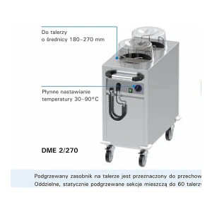 Podgrzewacz talerzy ALBA DME 2/270 | ALBA