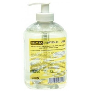 REMIX MYDŁO AN - mydło bezbarwne do mycia rąk poj. 0,5l, REMIX