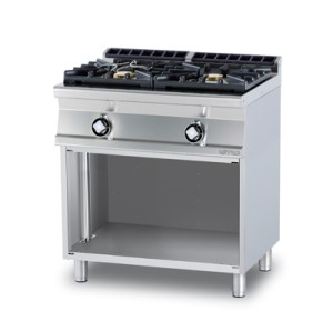 PC2- 78 G - Kuchnia gazowa z szafką | RM GASTRO