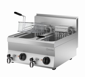 Frytownica 650, szer. 600, 2x10L | 115205, Bartscher