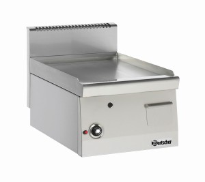 Pł. grill. gaz.600 szer.400 gładka | 1311413, Bartscher