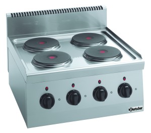 Kuchnia el. 600, szer. 600 4PL, US | 131734, Bartscher