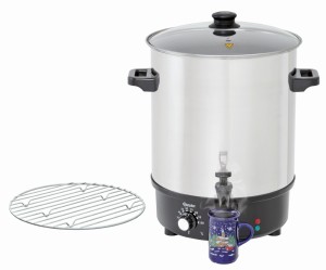 Warnik do grzewcza wina, wody 30L,CrNi | 200057, Bartscher