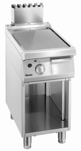 Płyta grillowa700 gaz,sz800,ryflowaną,OP | 2855071, Bartscher