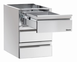 Blok szuflad 3 x 1/1 GN do stolow ro | 315307, Bartscher