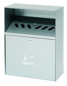 Popielniczka ścienna, czarna | 860001, Bartscher