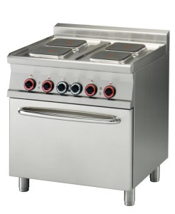 Kuchnia elektryczna z piekarnikiem - CFQ4 - 78 ET, RM GASTRO