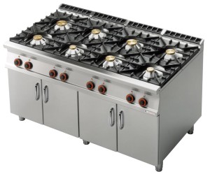 Kuchnia gazowa z szafką - PC - 916 G, RM GASTRO