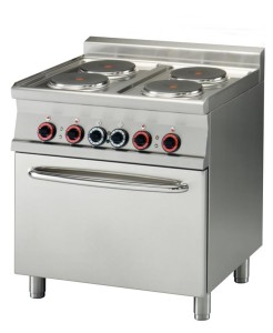 Kuchnia elektryczna z piekarnikiem - CFV4 - 78 ET, RM GASTRO