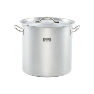 Garnek wysoki z pokrywką, stalowy, o 320 mm, V 25.7 l | 11345, STALGAST