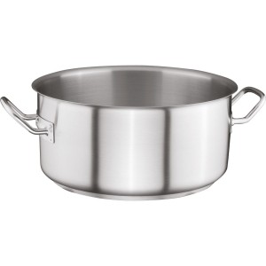 Garnek niski bez pokrywki, stalowy, O 240 mm, V 4.3 l | 13241, Stalgast