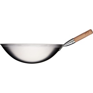 Patelnia wok, stal satynowana, o 400 mm | 37400, STALGAST