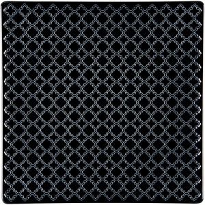 Talerz płytki, kolor czarny, Marrakesz, 305x305 mm | 390137, Stalgast