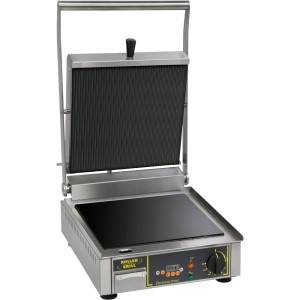 Grill ceramiczny, pojedynczy, ryflowany/gładki, P 3 kW | 777215, Stalgast