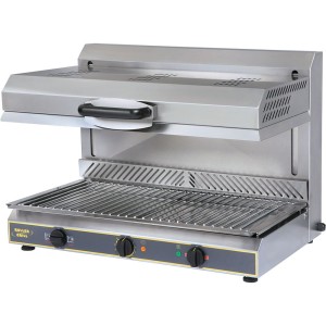 Salamander z ruchomą głowicą, kwarcowe grzałki, wykrywanie talerzy, P 4.5 kW, U 380 V | 777381, Stalgast