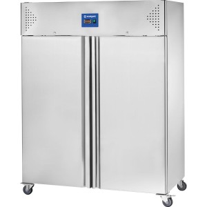 Szafa chłodnicza 2 drzwiowa ze stali nierdzewnej, GN 2/1, V 1300 l | 830130, Stalgast