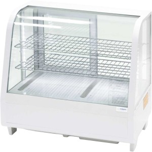 Witryna ekspozycyjna 100 l biała oświetlenie LED | 852103, STALGAST