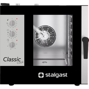 Piec konwekcyjno-parowy, STALGAST ClassicCook, manualny, gazowy, 7xGN1/1, P 14 kW | 9100046, Stalgast