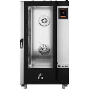 Piec konwekcyjno-parowy, gazowy, Gastro-Big, dotykowy, 20xGN1/1, P 38 kW | 9100567, Stalgast