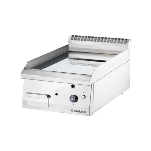 Płyta grillowa gazowa, chromowana, gładka, P 6.5 kW, U 230 V, G20 | 9736110, Stalgast