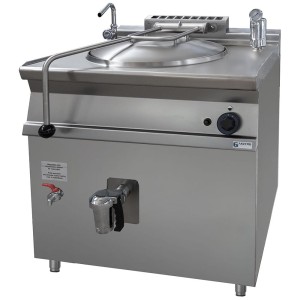 Kocioł warzelny z grzaniem pośrednim, 800x700x900, gazowy, P 12.5kW, V 80l | 9906782, Stalgast