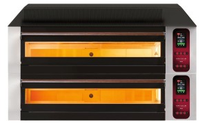 Piec elektryczny do pizzy | dwukomorowy | z podstawą | 8x30 cm | COMP - 2S L6 | Resto Quality