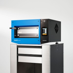 Piec do pizzy elektryczny Cuppone Home HE 400 | jednokomorowy | panel dotykowy | 400x400 mm | HE400/1 TS/FB | niebieski | Resto Quality