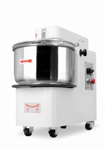 Miesiarka spiralna do ciasta | ze stałym hakiem i dzieżą | RQBT50 2V | 50 l | 400V | 2 prędkości | Resto Quality