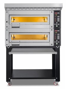 Piec piekarniczy modułowy 2-komorowy | elektryczny | 15 kW | 400V | 1260x1020x1850 | MD/800/1 | Resto Quality