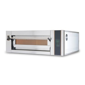 Piec elektryczny modułowy do pizzy szamotowy | szeroki | 6x36 | 2x600x400 | BAKE 6/L TS | Resto Quality