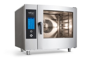 Piec konwekcyjno-parowy Retigo Blue Vision gazowy 6x GN1/1 natryskowy | B-611-ig