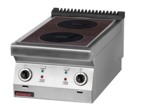 Kuchnia elektryczna nastawna, indukcyjna | 700.KE-2i/400, KROMET