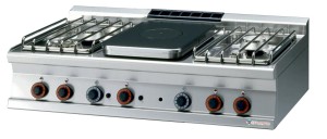 Kuchnia żeliwna gazowa - TP4T - 712 G/P, RM GASTRO