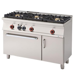 Kuchnia WOK z piek. el. i szafką - CF3 - 612 GEMV WOK, RM GASTRO