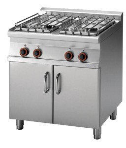 Kuchnia gazowa z szafką - PC - 78 G/P, RM GASTRO